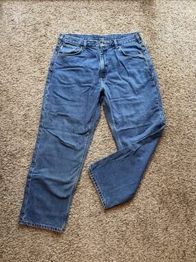 Carhartt Men's Vintage Jeans with a plaid lining 38/30